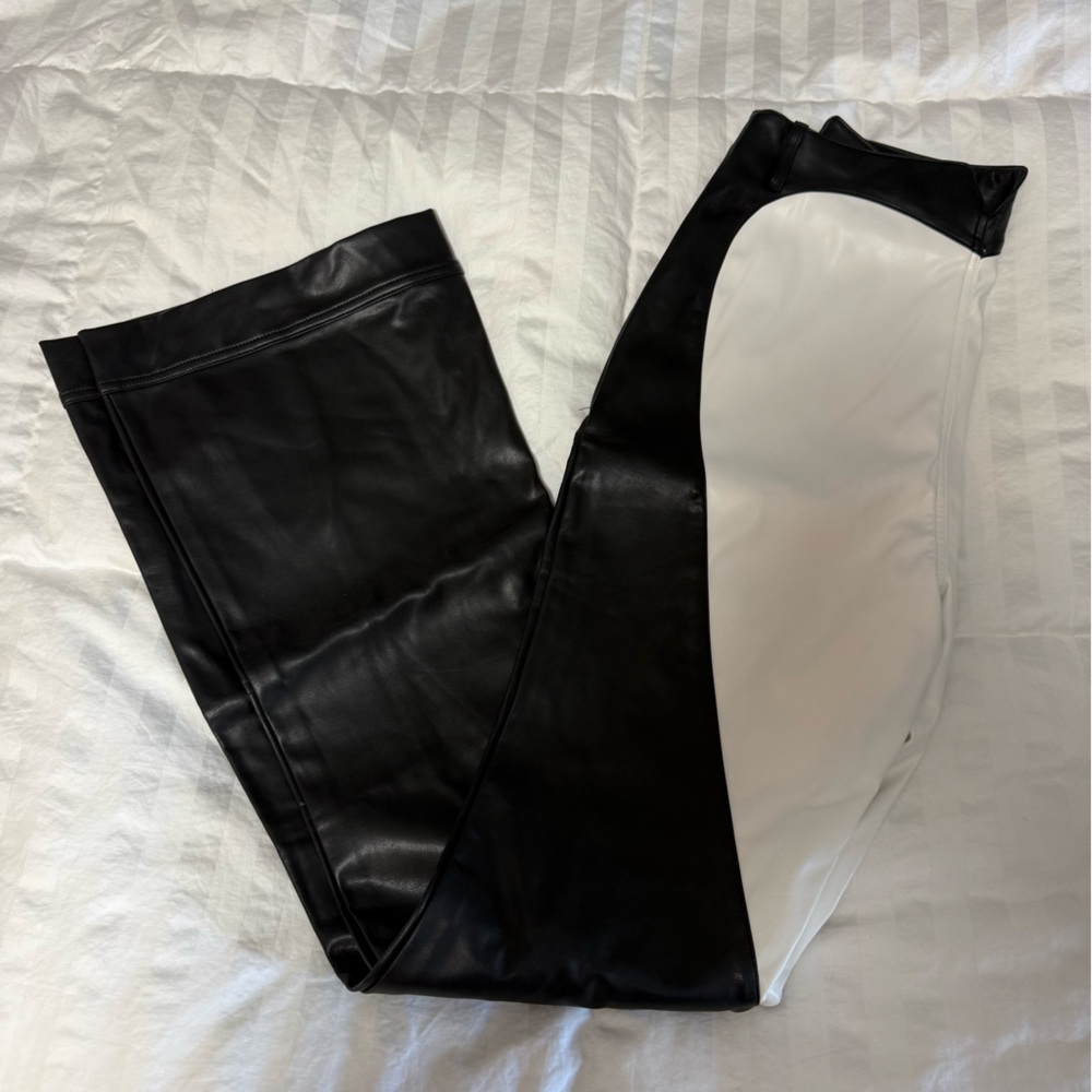 Buckskin Babes Dale’s Denim - Pleather Pants Medium